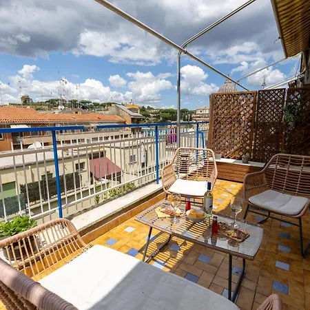 Konukevi San Pietro Panoramic With Terrace & - Le Terrazze Del Duca Roma